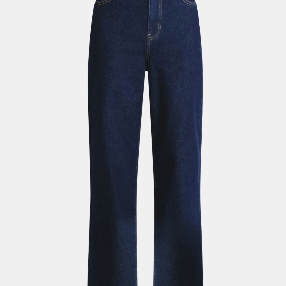 No Boundaries High Rise Baggy Wide Leg Jeans Dark Wash 32” Inseam NWT